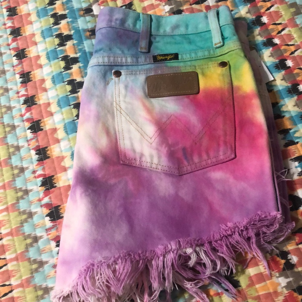 Wrangler Tye Dyed Shorts